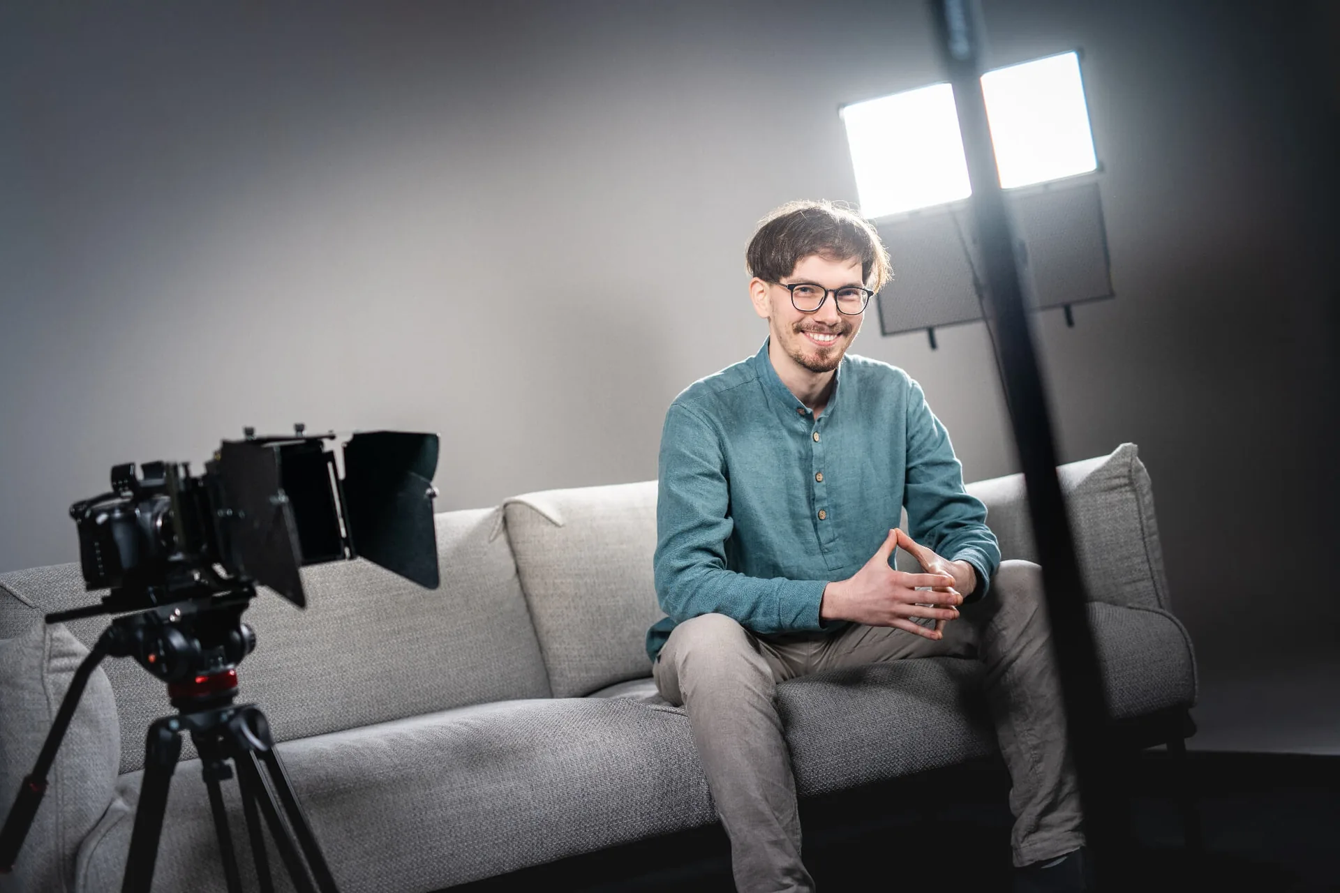 Jiří Slimařík ve studiu